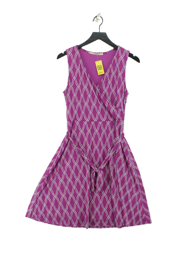 41 Hawthorn Women's Midi Dress M Purple Polyester with Spandex