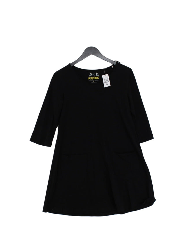 Gudrun Sjöden Women's Midi Dress M Black Cotton with Elastane