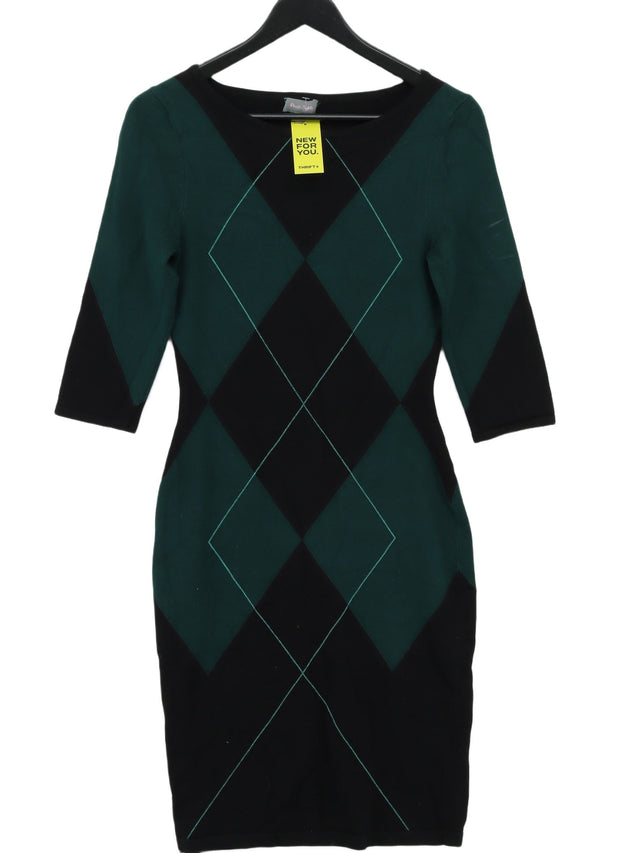 Phase Eight Women's Midi Dress UK 10 Green Viscose with Polyester