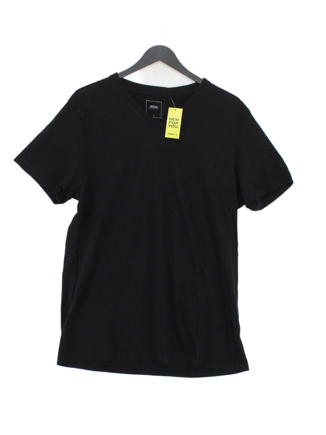 Burton Men's T-Shirt L Black 100% Cotton