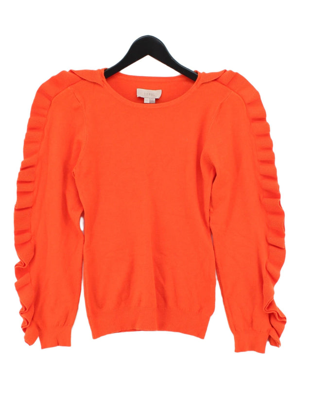 Coast Women's Jumper XS Orange Viscose with Other, Polyester