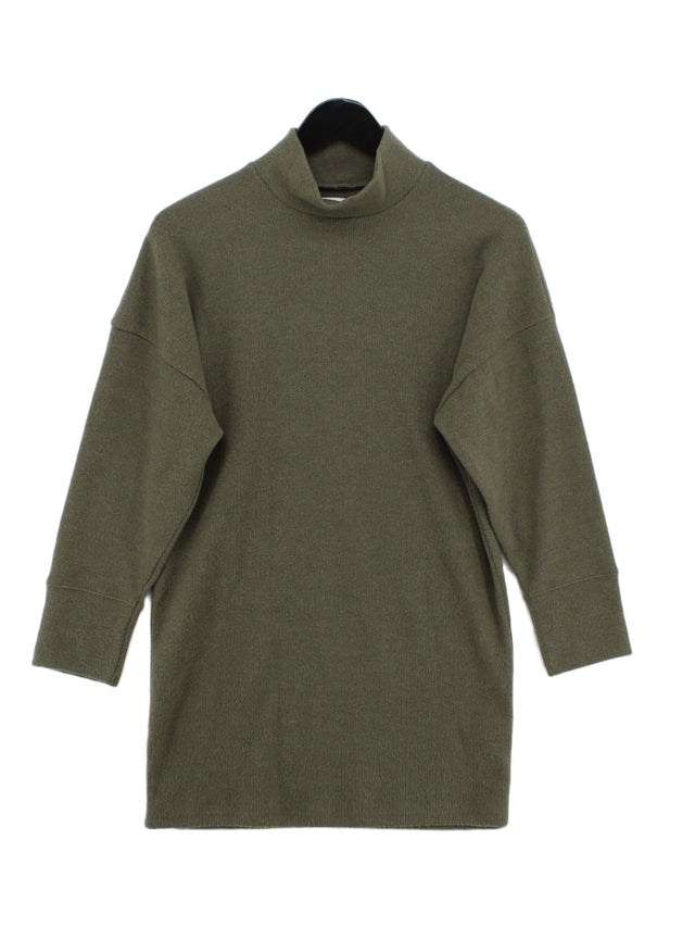 Abercrombie & Fitch Women's Jumper XS Green Polyester with Viscose