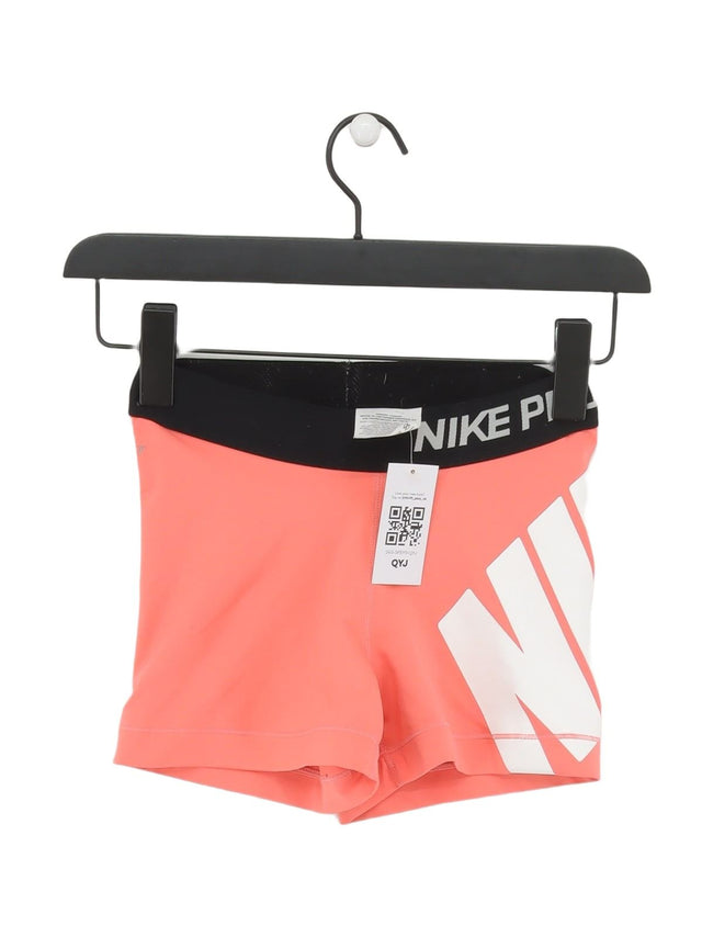 Nike Women's Sports Bottoms XS Pink Polyester with Spandex