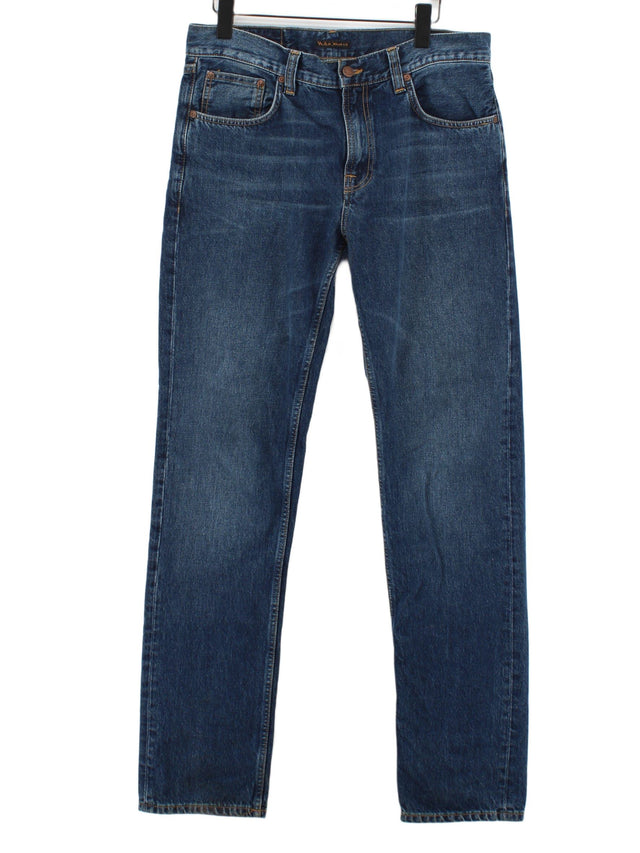 Nudie Jeans Men's Jeans W 31 in; L 34 in Blue 100% Cotton