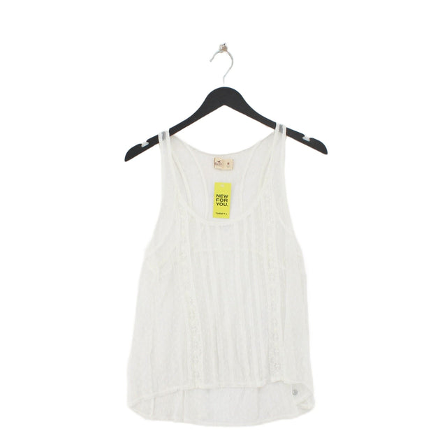 Hollister Women's Top M White 100% Other