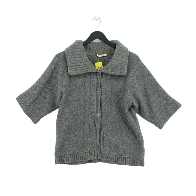 Salt Water Women's Cardigan XL Grey 100% Wool