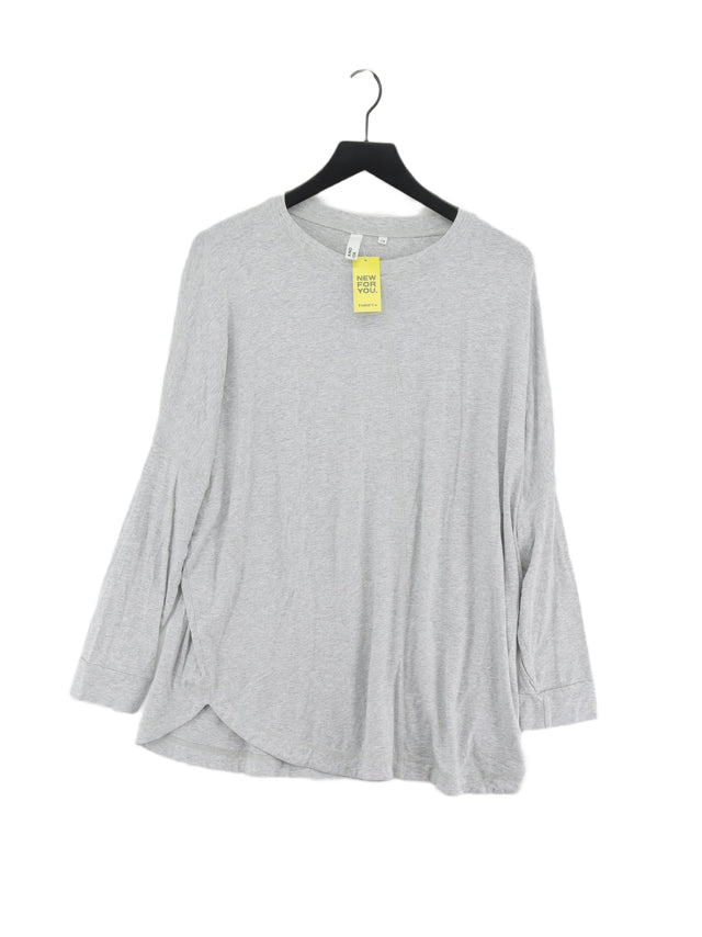 And/or Women's Top UK 14 Grey Viscose with Elastane