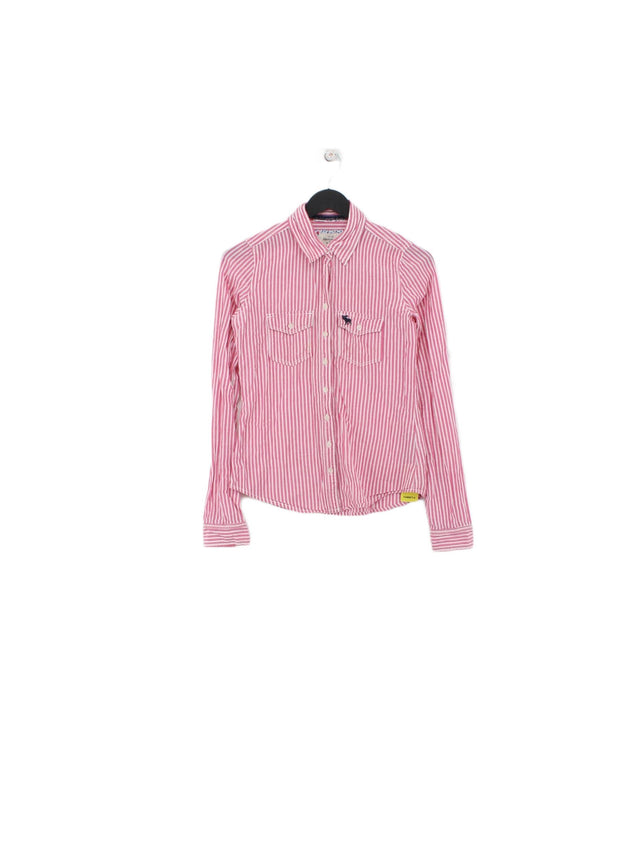 Abercrombie & Fitch Women's Shirt XS Pink 100% Cotton