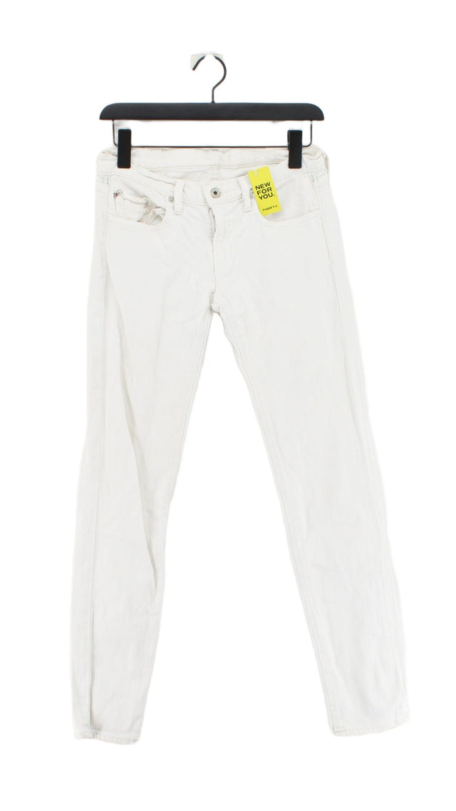 Cecilia Quinn Women's Jeans W 27 in White Cotton with Elastane