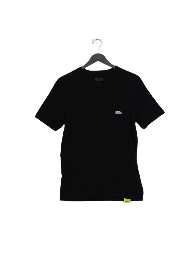 Boss Men's T-Shirt S Black 100% Cotton