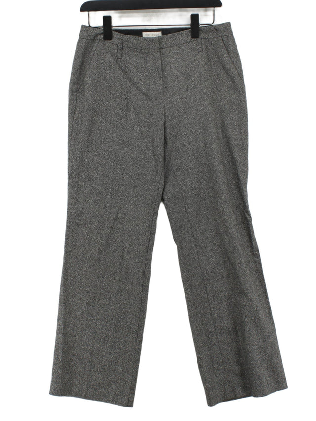 Monsoon Women's Suit Trousers UK 10 Grey 100% Other