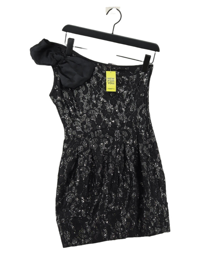 Vintage B. Darlin Women's Midi Dress S Black 100% Polyester