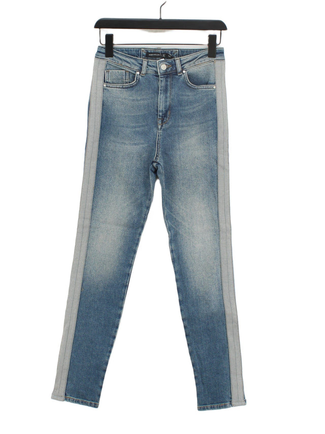 Karen Millen Women's Jeans UK 10 Blue Cotton with Elastane, Lyocell Modal, Other