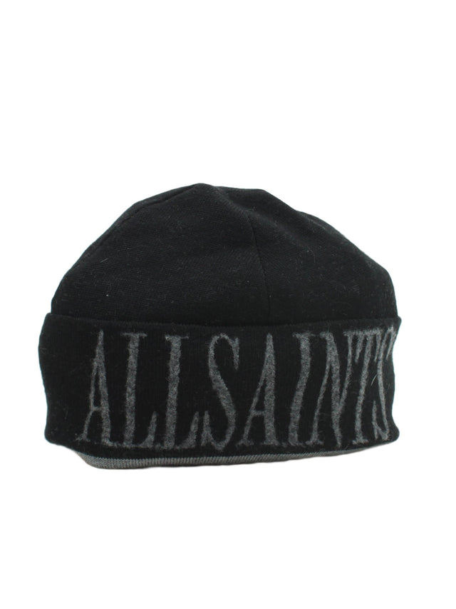 AllSaints Men's Hat Black 100% Wool