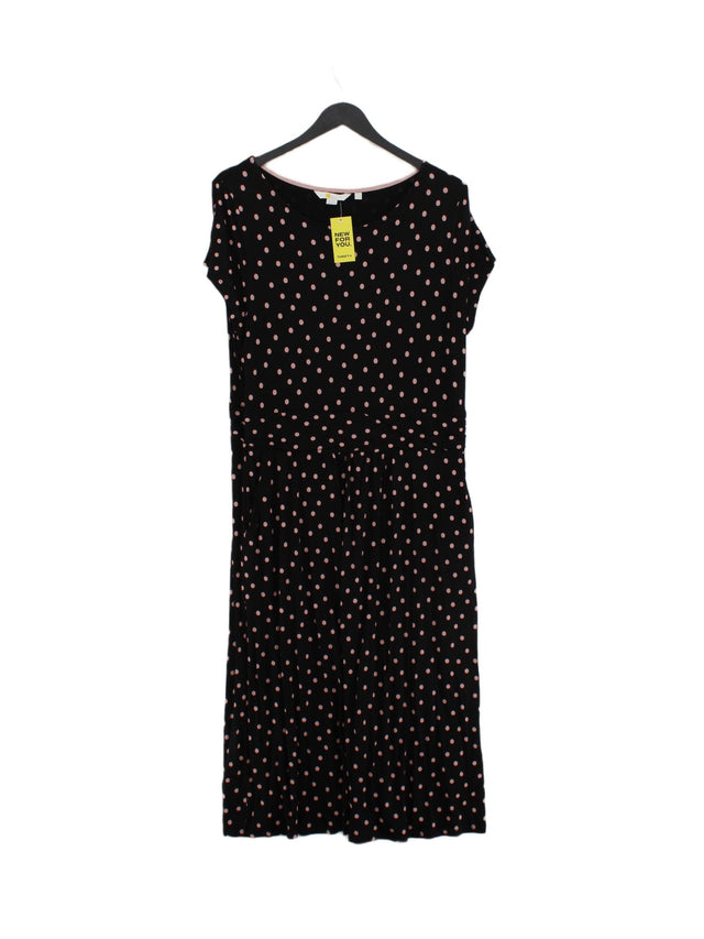 Boden Women's Maxi Dress UK 16 Black 100% Viscose