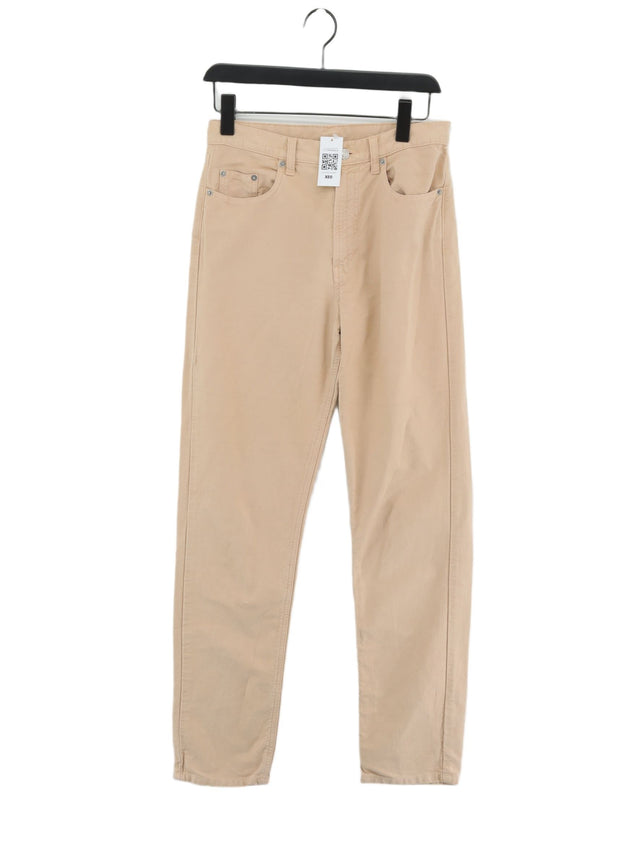 United Colors Of Benetton Men's Trousers W 30 in; L 31 in Cream 100% Cotton