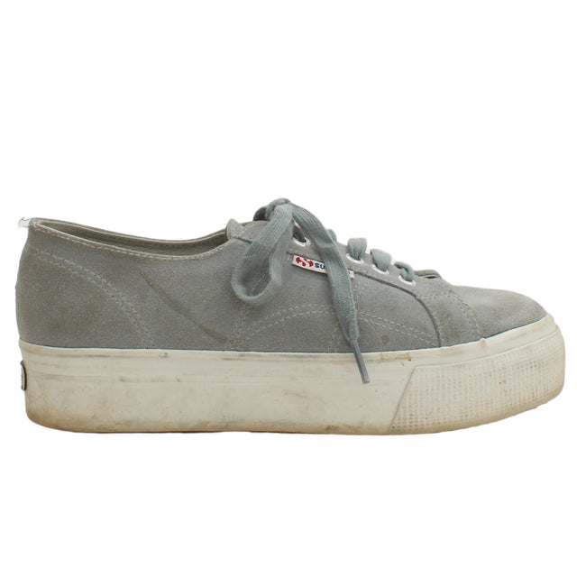 Superga Women's Trainers UK 6.5 Grey 100% Other