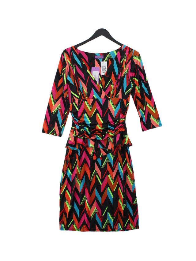 Onjenu Women's Midi Dress UK 12 Multi Elastane with Polyester
