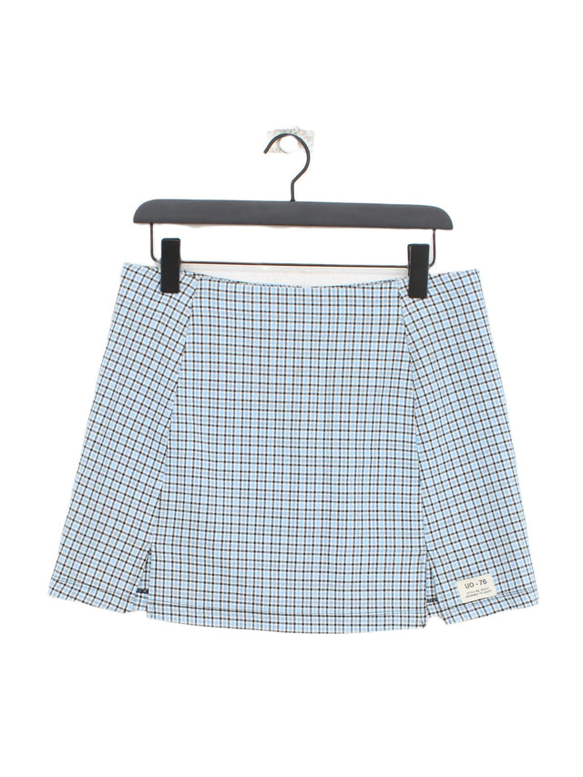 Urban Outfitters Women's Mini Skirt L Blue 100% Polyester
