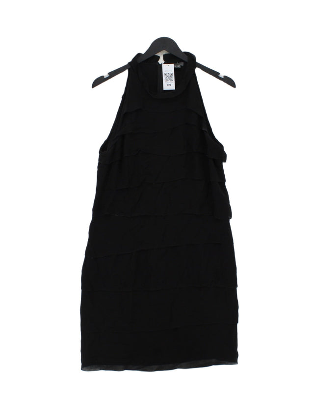 Vince Women's Midi Dress UK 10 Black 100% Silk
