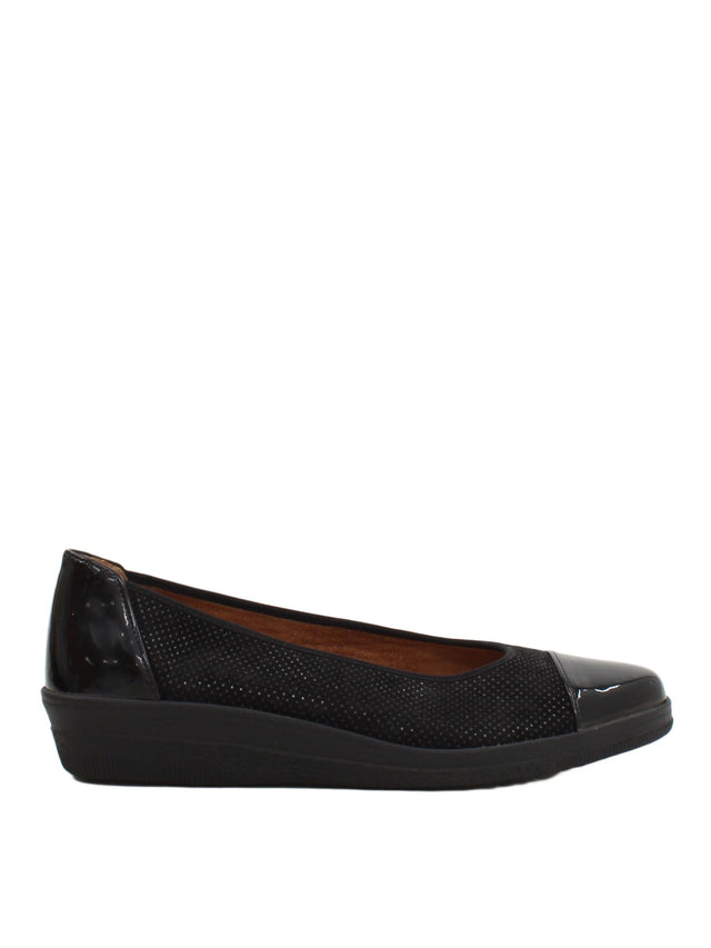 Gabor Women's Flat Shoes UK 6.5 Black 100% Other