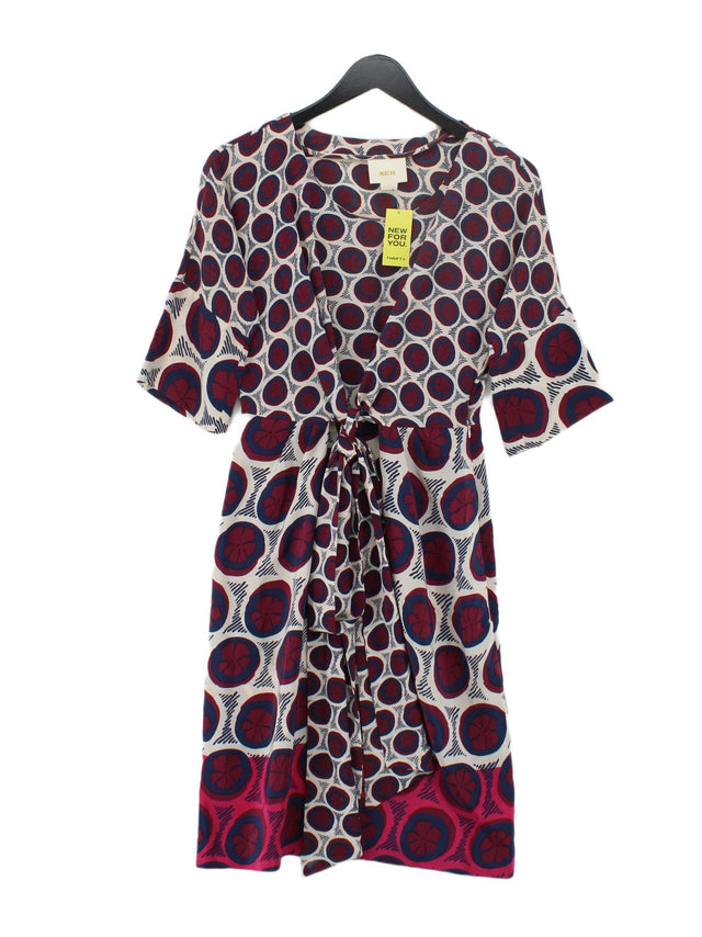 Maeve Women's Midi Dress UK 4 Multi 100% Silk
