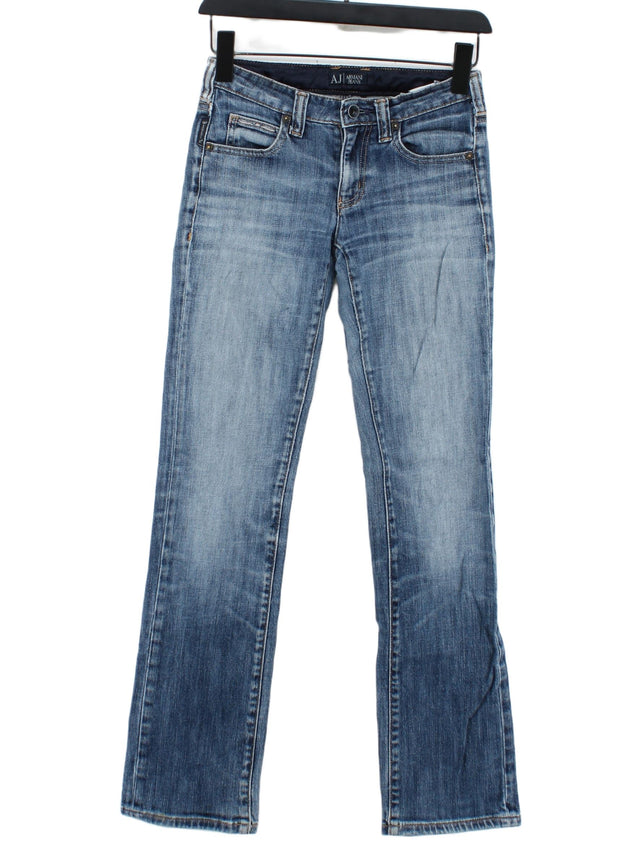 Armani Jeans Women's Jeans W 24 in Blue 100% Other