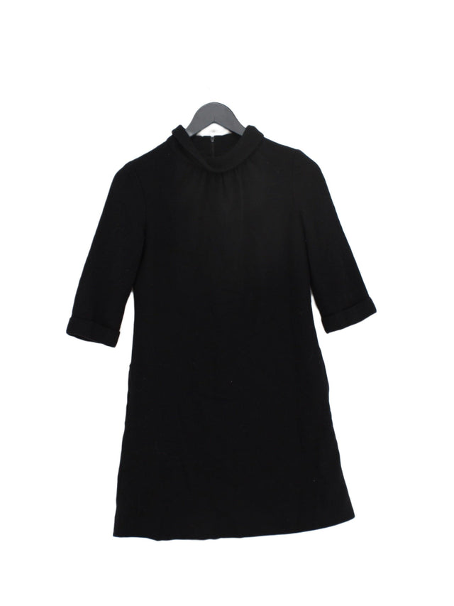 Goat Women's Midi Dress UK 8 Black 100% Polyester