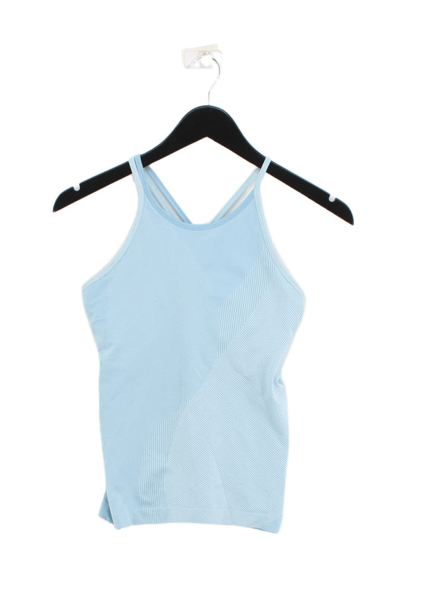 Sweaty Betty Women's T-Shirt XS Blue Polyamide with Elastane, Polyester