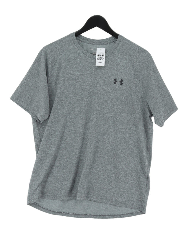 Under Armour Women's T-Shirt L Grey 100% Other
