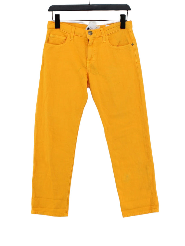 Current/Elliott Women's Jeans W 25 in Yellow Cotton with Polyester, Spandex