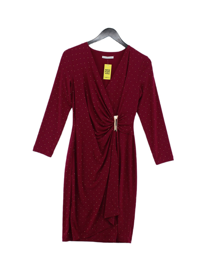 Gina Bacconi Women's Midi Dress M Purple 100% Other