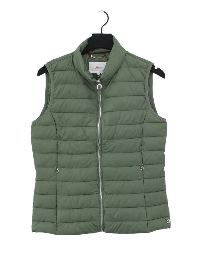 S.Oliver Women's Coat UK 8 Green 100% Polyester