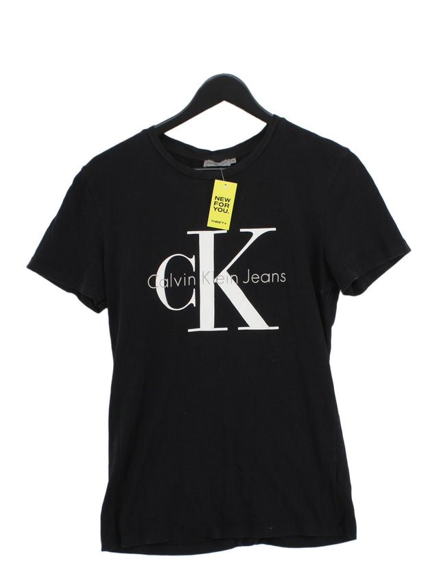 Calvin Klein Men's T-Shirt M Black 100% Cotton