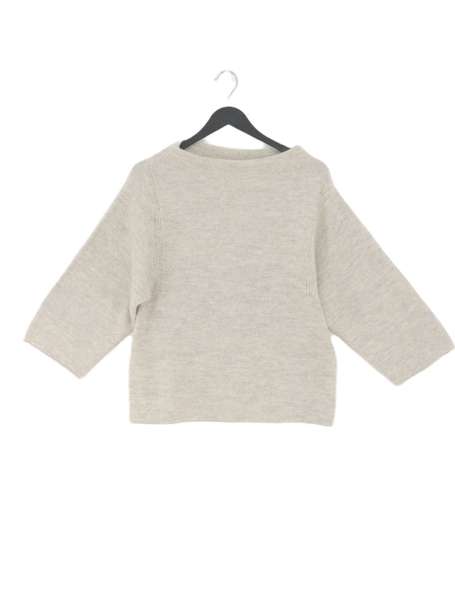 Poetry Women's Jumper UK 6 Cream Other with Cotton