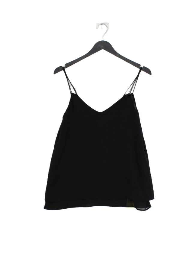 Zara Basic Women's Top S Black 100% Polyester