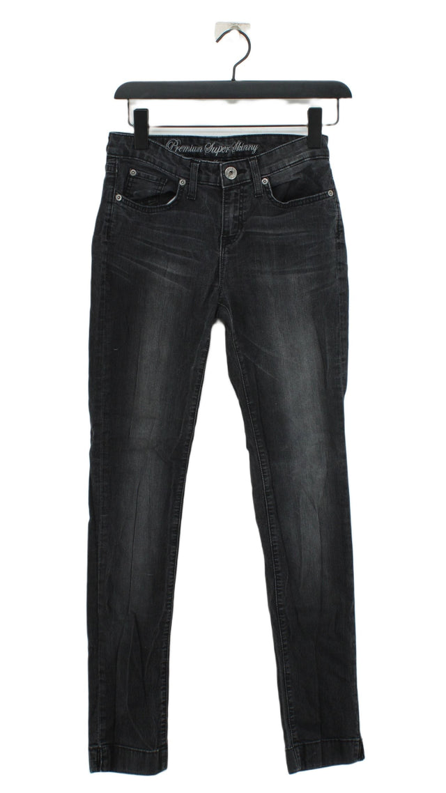 Gap Women's Jeans UK 8 Grey Cotton with Elastane, Polyester