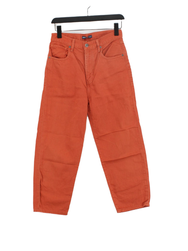 Levi’s Women's Trousers W 25 in Orange 100% Cotton