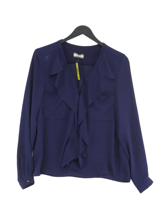 Marlene Birger Women's Blouse UK 6 Blue 100% Polyester