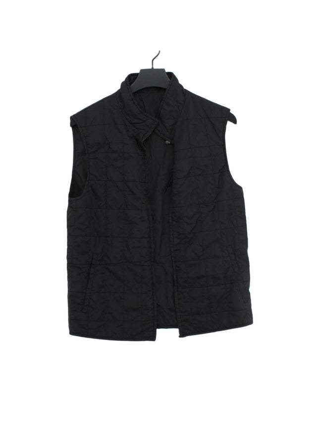 Massimo Dutti Men's Coat M Black 100% Polyamide