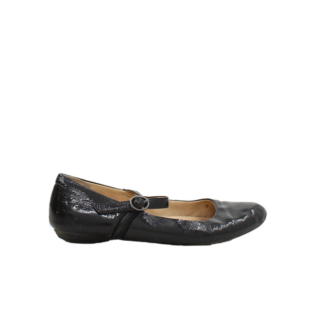 Clarks Women's Flat Shoes UK 4.5 Black 100% Other