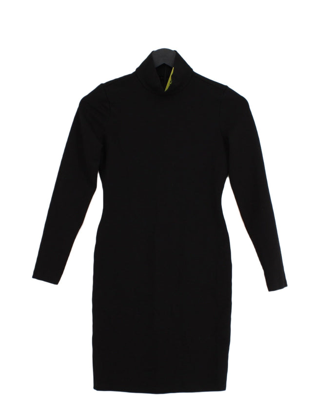 MNG Women's Midi Dress XS Black 100% Other