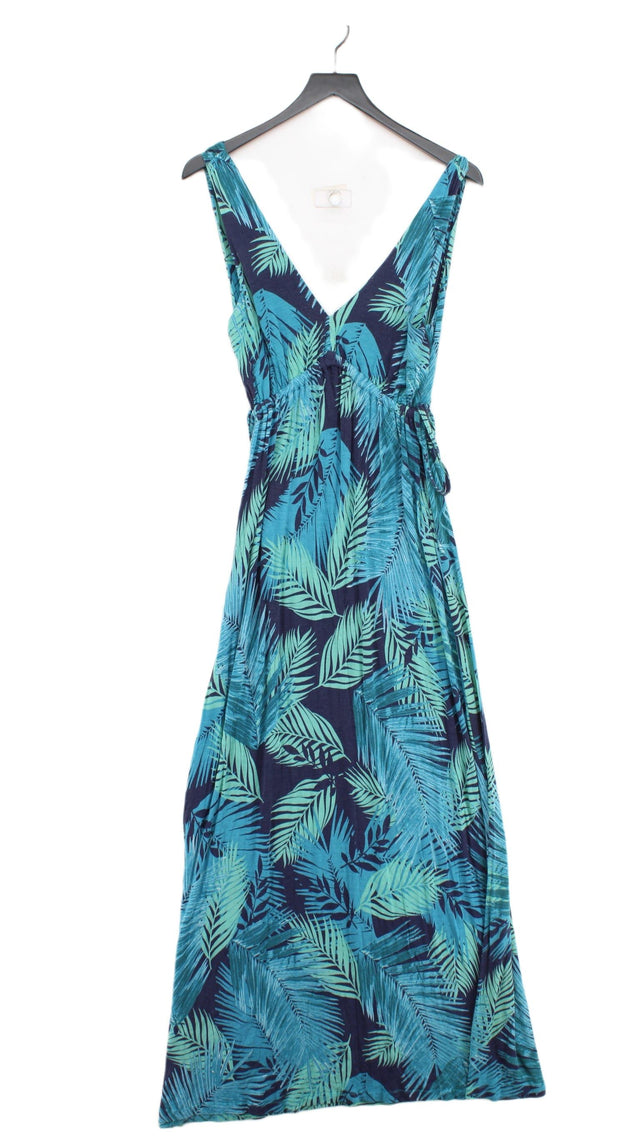 Monsoon Women's Maxi Dress M Blue 100% Polyester