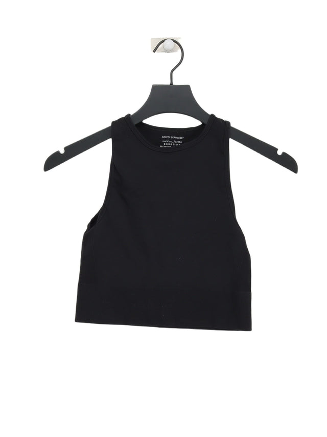 Arket Women's T-Shirt M Black 100% Polyamide