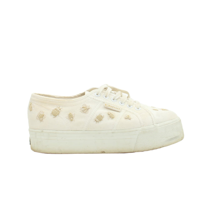 Superga Women's Trainers UK 7 White 100% Other