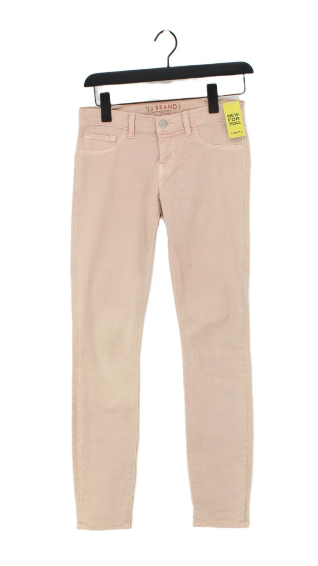 J Brand Women's Jeans W 26 in Pink Cotton with Other