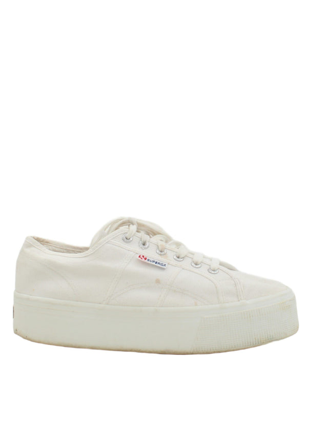 Superga Women's Trainers UK 8 White 100% Other