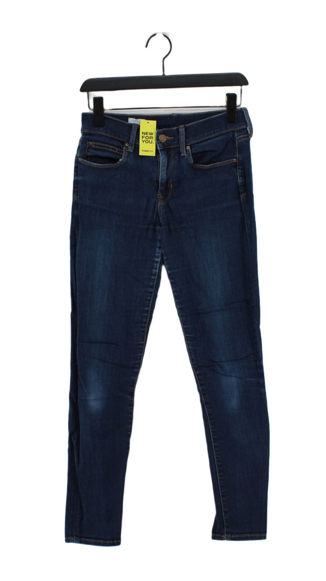 Gap Women's Jeans W 28 in Blue Cotton with Elastane