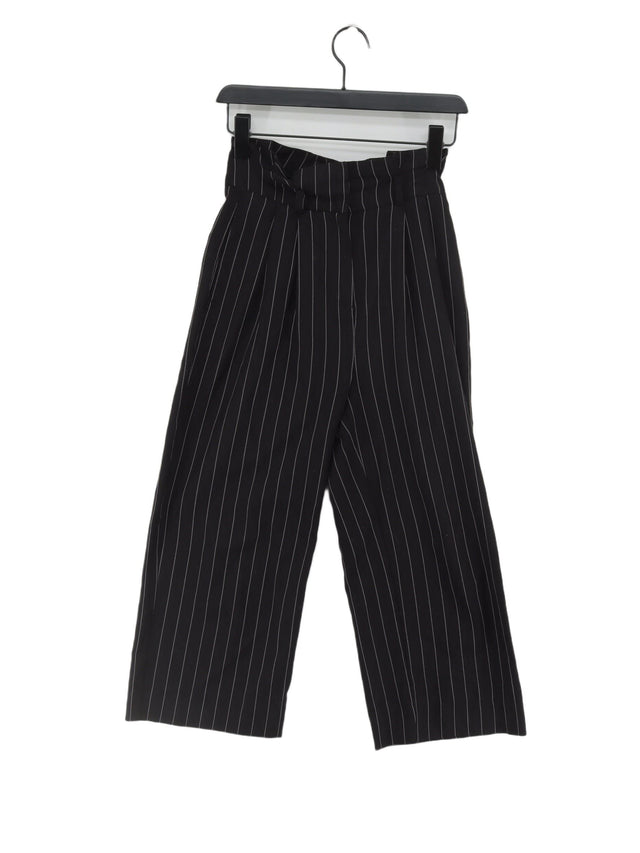 Monki Women's Suit Trousers UK 4 Black Polyester with Viscose