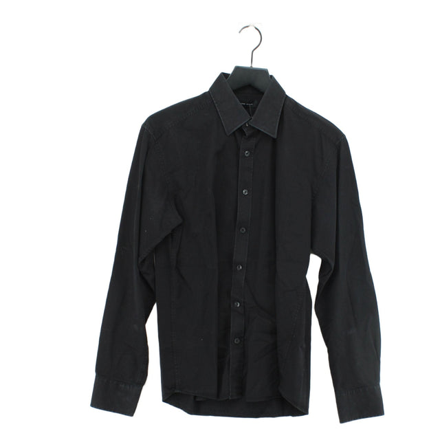 Selected Homme Men's Shirt Chest: 36 in Black 100% Cotton